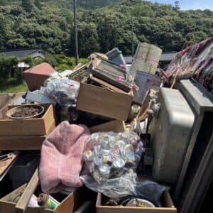 宇佐市で納屋の片付けで出たいらない物回収