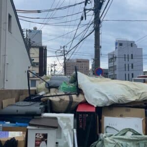岡山市東区でマンションから不用品搬出、回収